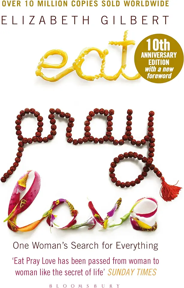 Capa do Livro Eat Pray Love - Elizabeth Gilbert