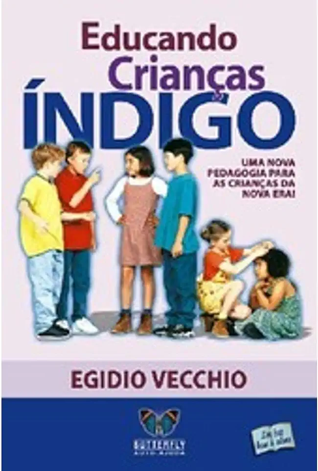 Capa do Livro Educando Crianças Índigo - Egidio Vecchio