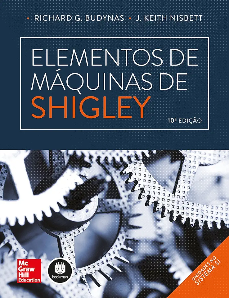 Capa do Livro Elementos de Máquinas de Shigley - Richard G Budynas