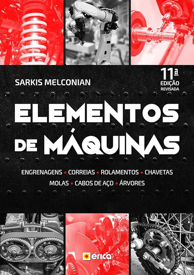 Capa do Livro Elementos de Máquinas - Sarkis Melconian