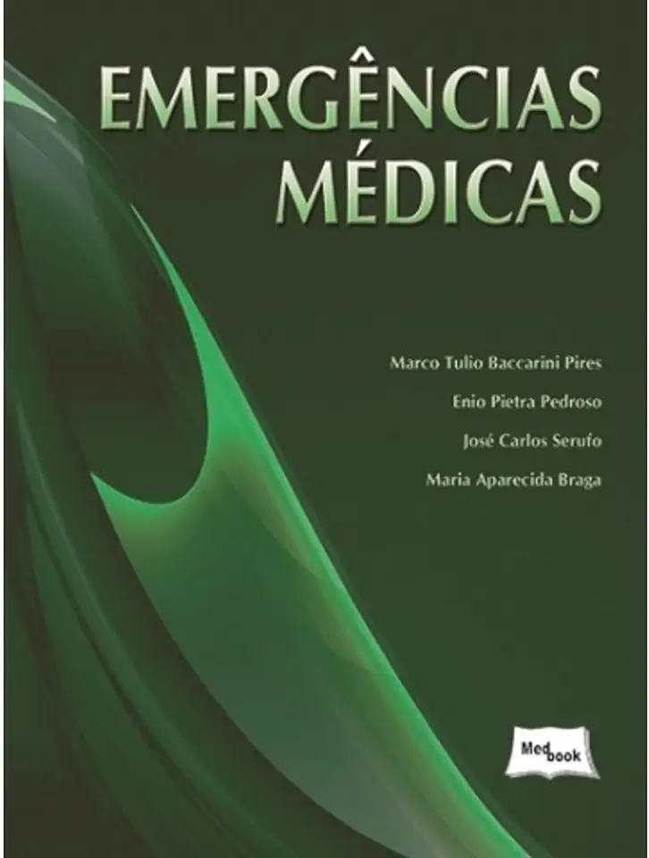 Capa do Livro Emergências Médicas - Marco Tulio Baccarini Pires