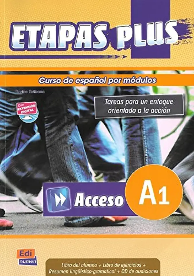 Capa do Livro ETAPAS PLUS A1 ACCESO - LIBRO DEL ALUMNO - EQUIPO ENTINEMA