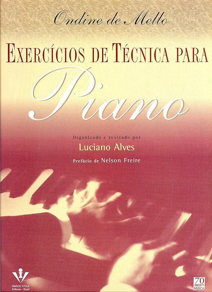 Capa do Livro EXERCÍCIOS DE TÉCNICA PARA PIANO - Ondine de Mello