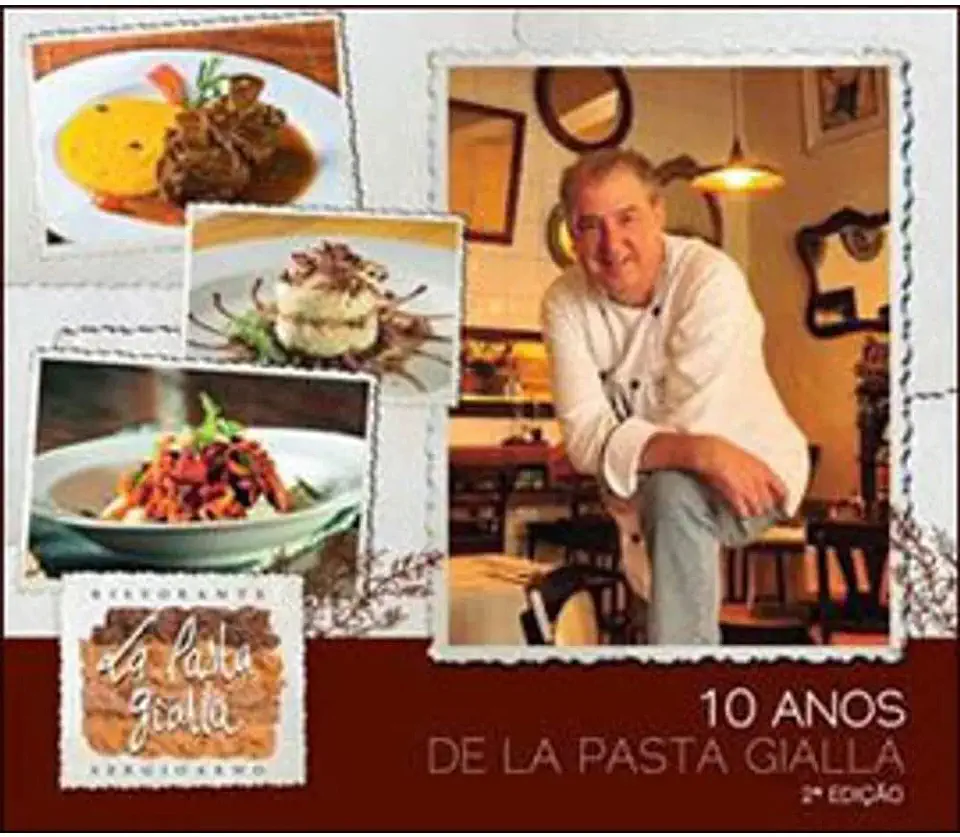 Capa do Livro 10 Anos de La Pasta Gialla - Sergio Arno