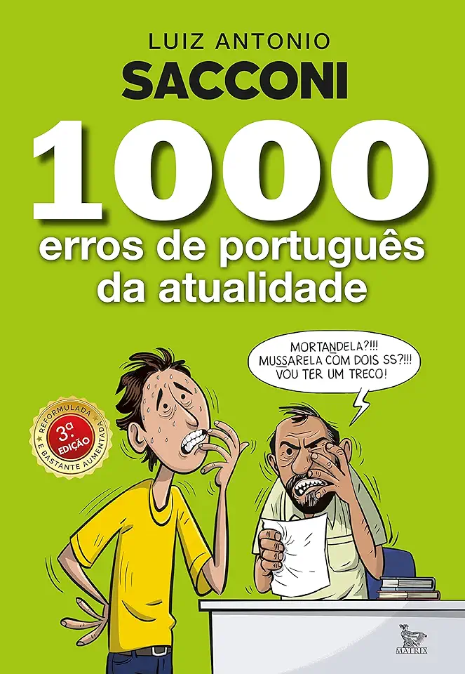 Capa do Livro 1000 Erros de Português da Atualidade - Luiz Antonio Sacconi