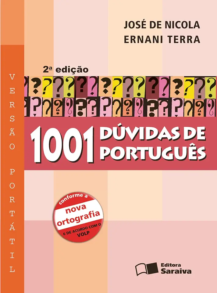 Capa do Livro 1001 Dúvidas de Português - José de Nicola e Ernani Terra