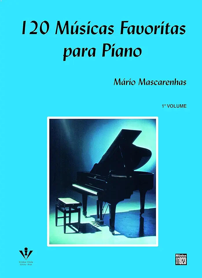 Capa do Livro 120 Músicas Favoritas para Piano - Mário Mascarenhas