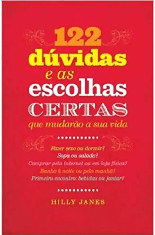 Capa do Livro 122 Dúvidas e as Escolhas Certas que Mudarão a sua Vida - Hilly Janes