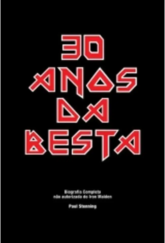 Capa do Livro 30 Anos da Besta - Paul Stenning