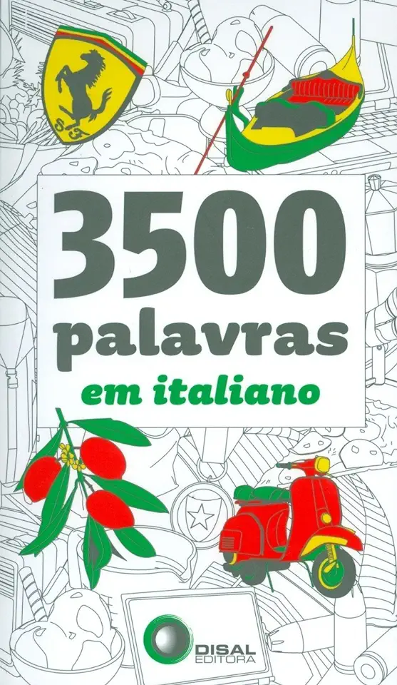 Capa do Livro 3500 Palavras Em Italiano - Thierry Belhassen