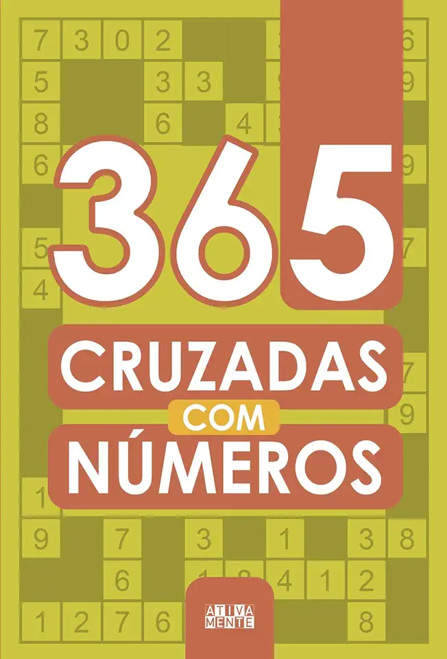 Capa do Livro 365 cruzadas com números - Cerino, Jarbas