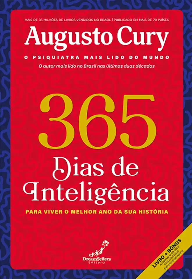 Capa do Livro 365 Dias de Inteligência: Para Viver o Melhor Ano da sua História - Augusto Cury