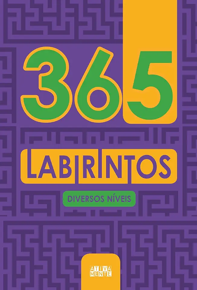 Capa do Livro 365 labirintos - Ciranda Cultural