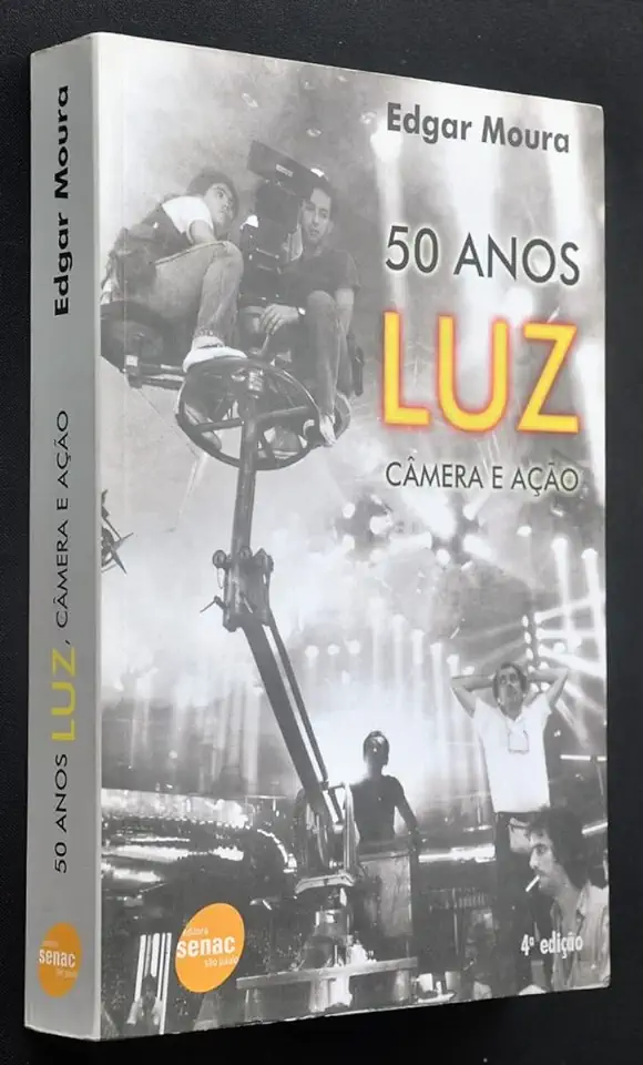 Capa do Livro 50 Anos Luz Câmera e Ação - Edgar Moura