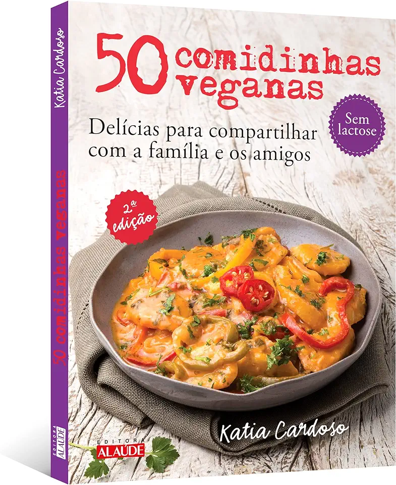 Capa do Livro 50 Comidinhas Veganas - CARDOSO, KATIA