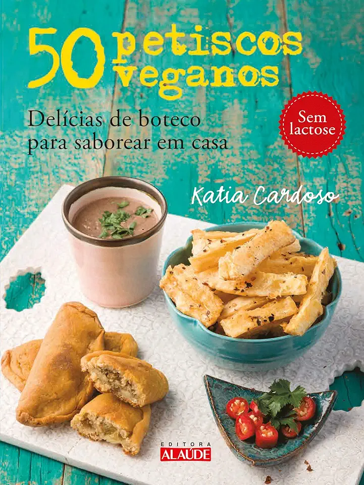 Capa do Livro 50 petiscos veganos - Cardoso, Katia