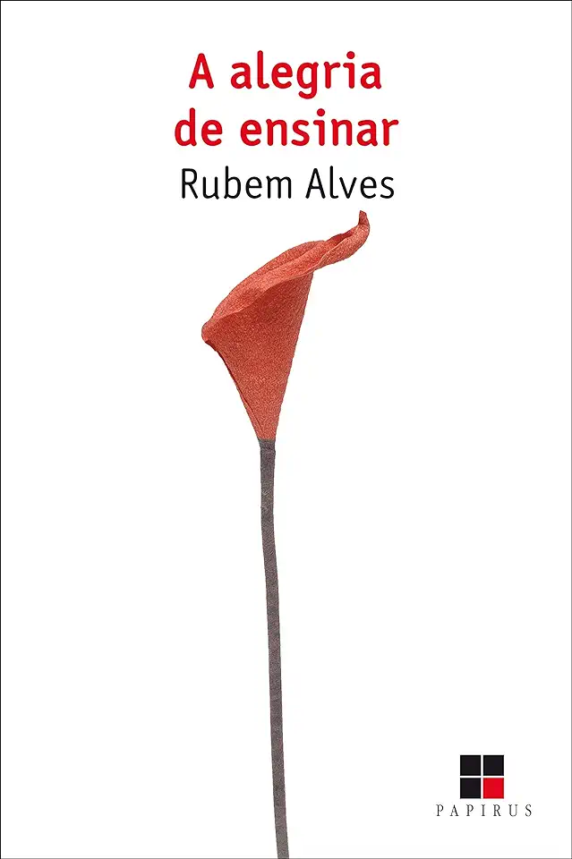 Capa do Livro A Alegria de Ensinar - Rubem Alves