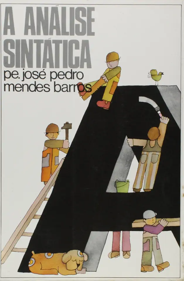 Capa do Livro A Análise Sintática - José Pedro Mendes Barros