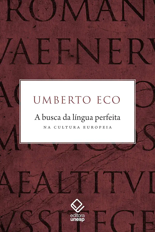 Capa do Livro A Busca da Língua Perfeita - Umberto Eco