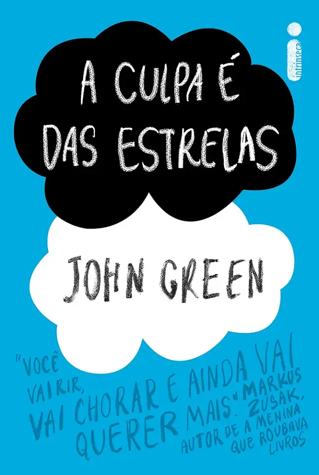 Capa do Livro A Culpa é das Estrelas - John Green