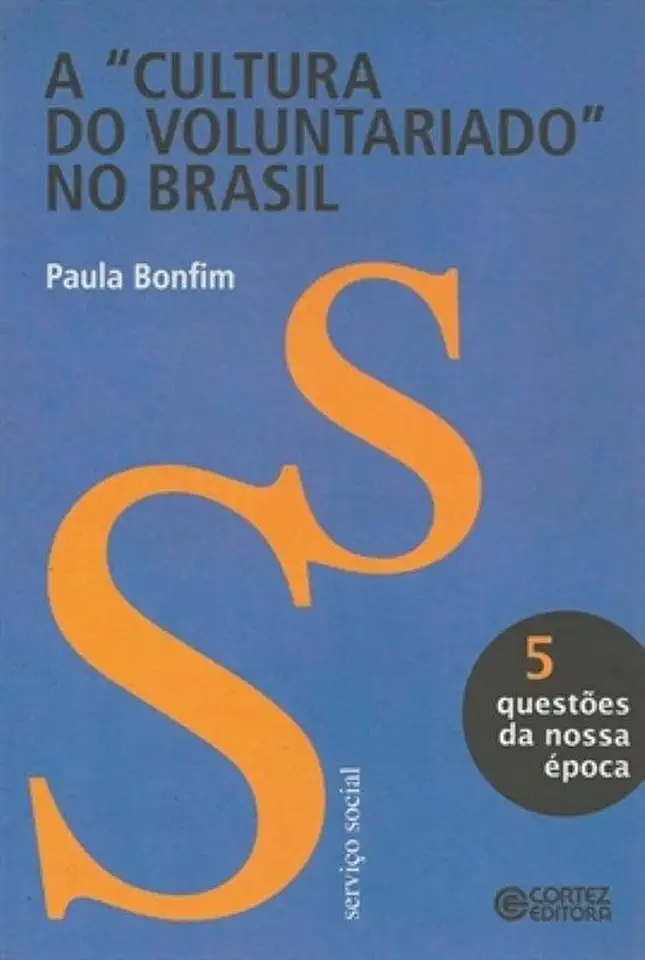 Capa do Livro A Cultura do Voluntariado no Brasil - Paula Bonfim