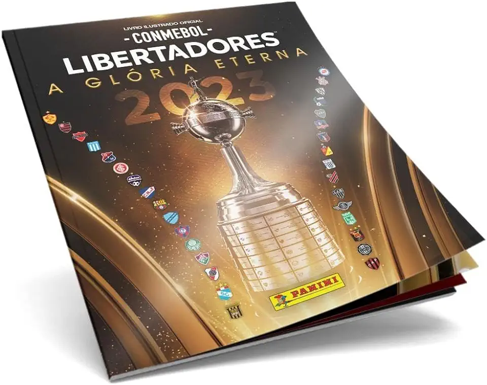 Capa do Livro Álbum Capa Brochura da Libertadores da América Conmebol 2023 - Panini