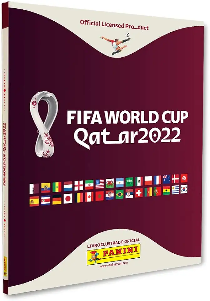 Capa do Livro Álbum de Figurinhas Copa do Mundo Qatar 2022 - Panini