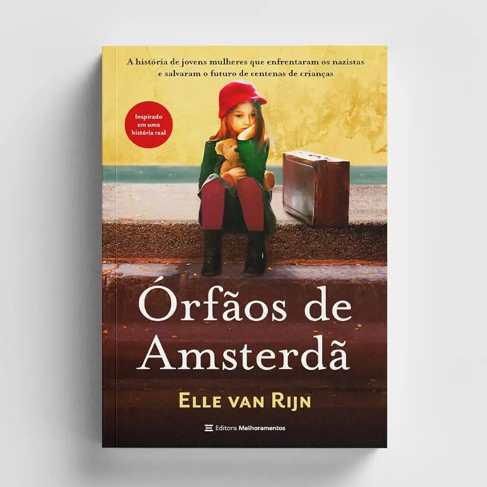 Capa do Livro Órfãos de Amsterdã - Elle van Rijn