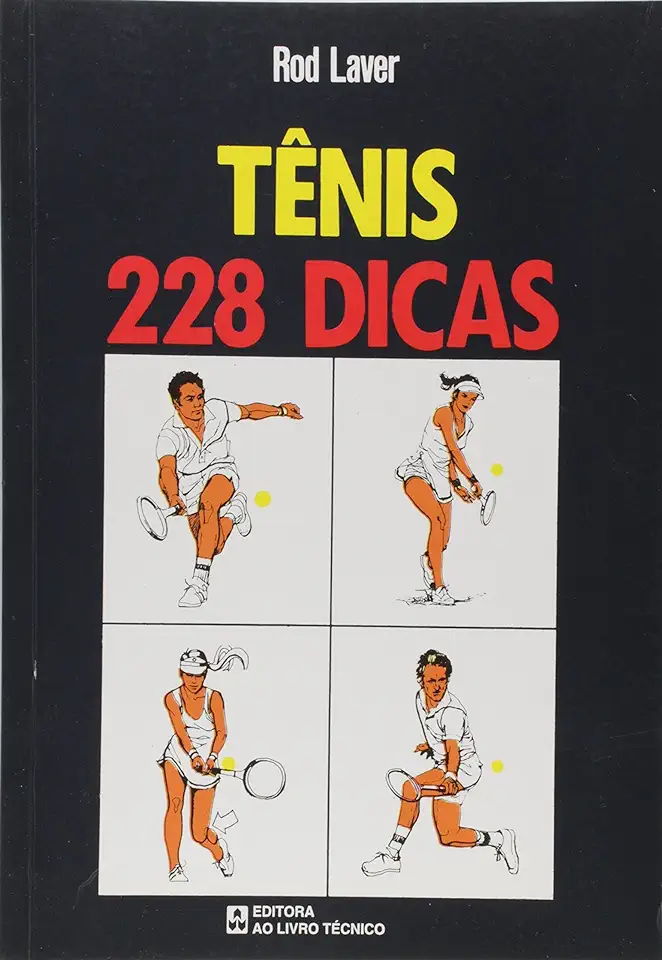 Capa do Livro Tênis 228 Dicas - Rod Laver