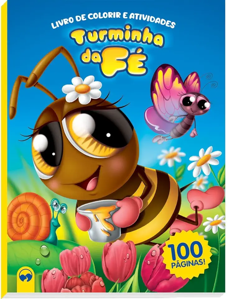 Turminha Da Fé - Coloring & Activities Book 100 Pages - Vale das Letras