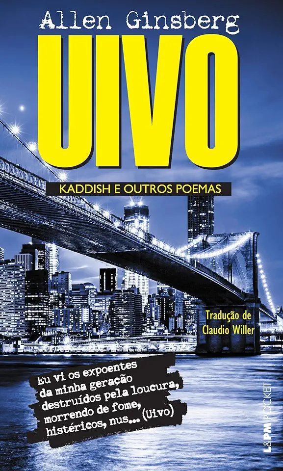 Capa do Livro Uivo e Outros Poemas - Allen Ginsberg