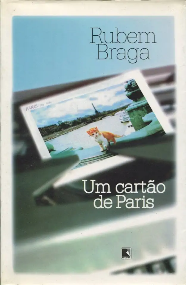 Capa do Livro Um Cartão de Paris - Rubem Braga