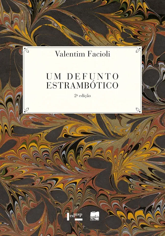 Capa do Livro Um Defunto Estrambótico - Valentim Facioli