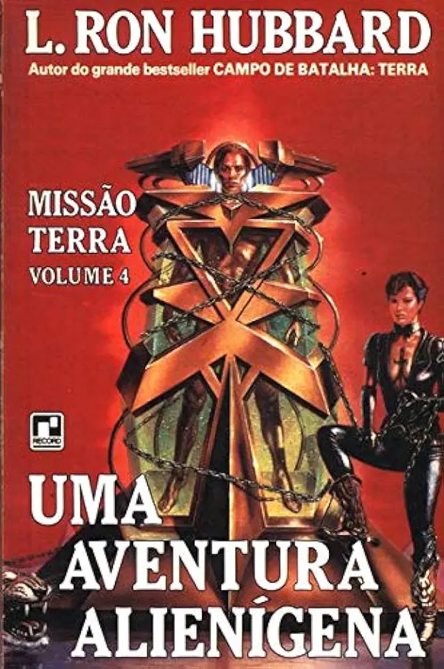 Capa do Livro Uma Aventura Alienígena - L. Ron Hubbard