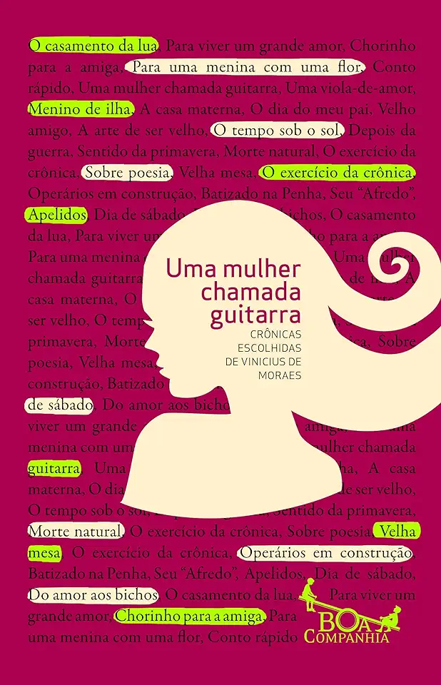 Capa do Livro Uma Mulher Chamada Guitarra - Vinicius de Moraes