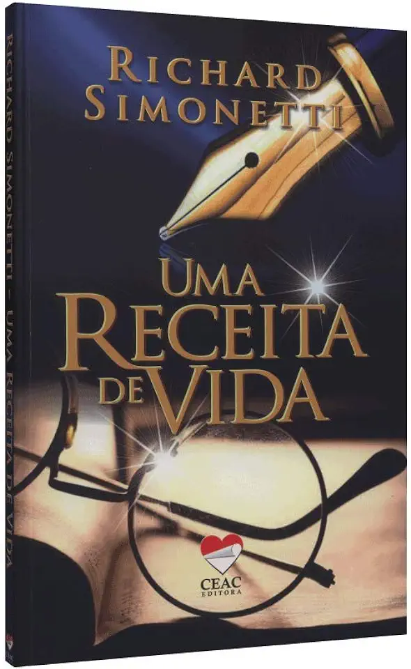 Capa do Livro UMA RECEITA DE VIDA - Richard Simonetti