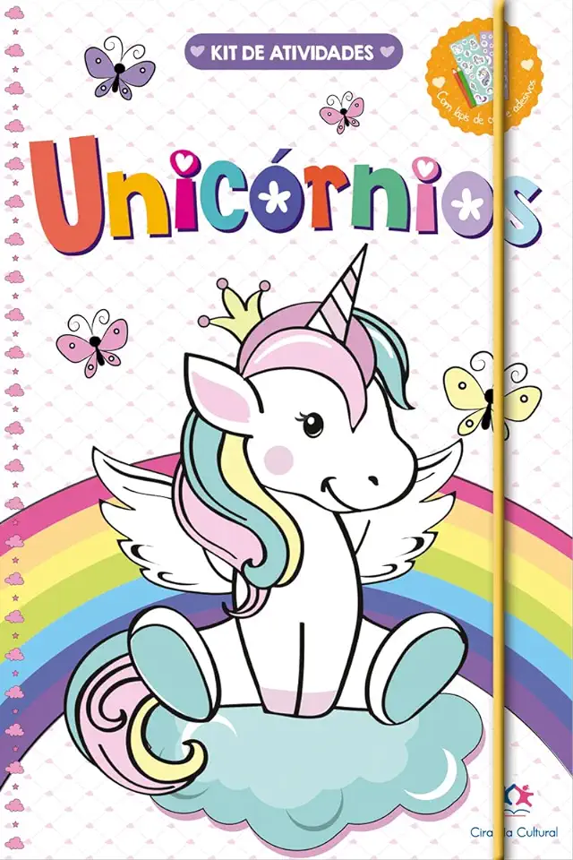 Unicorns - with Stickers and Activities! - Ciranda Cultural