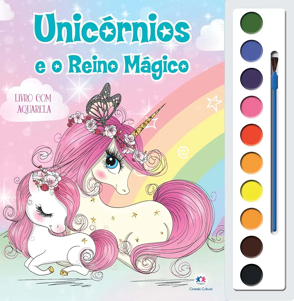 Capa do Livro Unicórnios e o Reino Mágico - Tubaldini Labão, Ieska