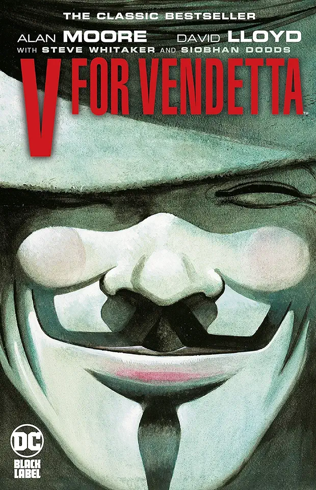 Capa do Livro V For Vendetta - Alan Moore / David Lloyd