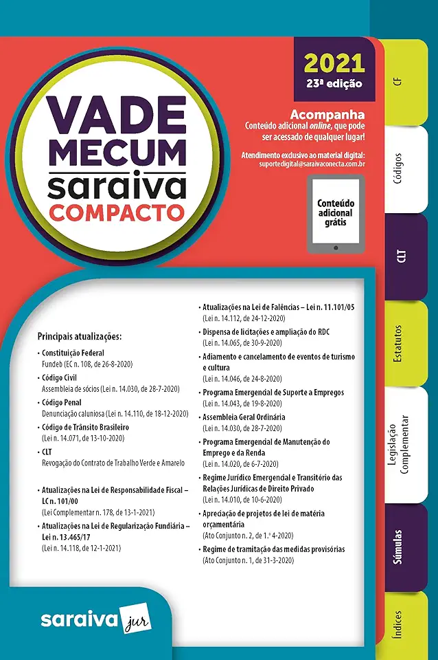 Capa do Livro Vade Mecum Direito Administrativo - Matheus Carvalho Sabrina Dourado Joao Paulo Olivei