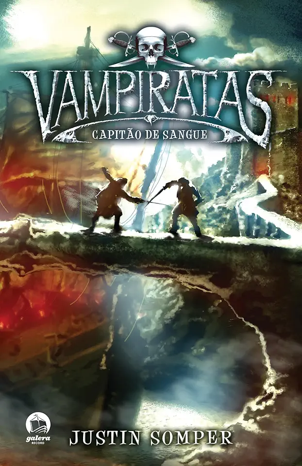 Capa do Livro Vampiratas - Capitão de Sangue - Justin Somper