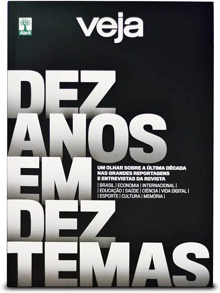 Capa do Livro Veja. Dez Anos Em Dez Temas - Vários Autores