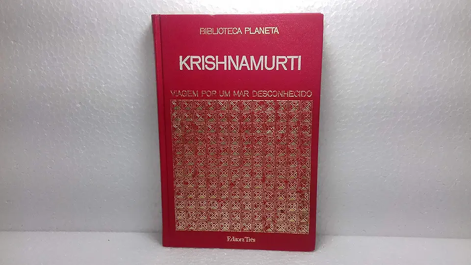 Capa do Livro Viagem por um Mar Desconhecido - Krishnamurti