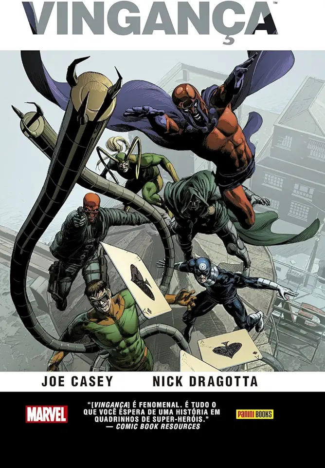 Capa do Livro Vingança - Joe Casey e Nick Dragotta