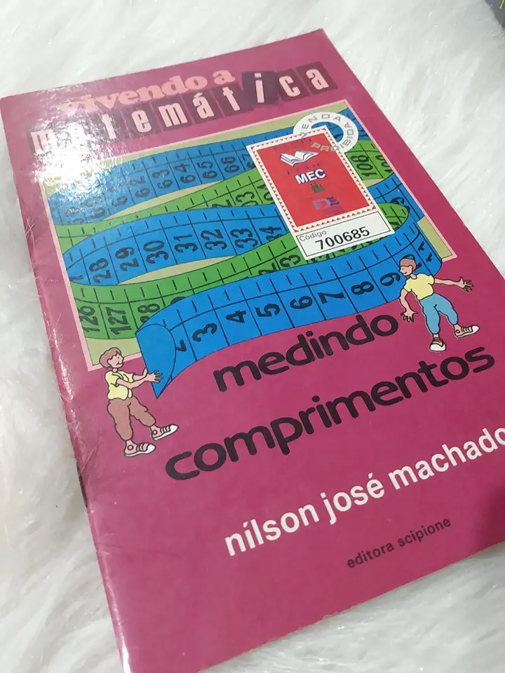 Capa do Livro Vivendo a Matemática - Medindo Comprimentos - Nilson José Machado