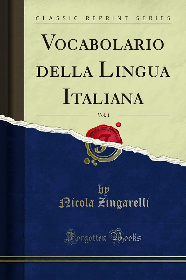 Capa do Livro Vocabolario Della Lingua Italiana - Nicola Zingarelli