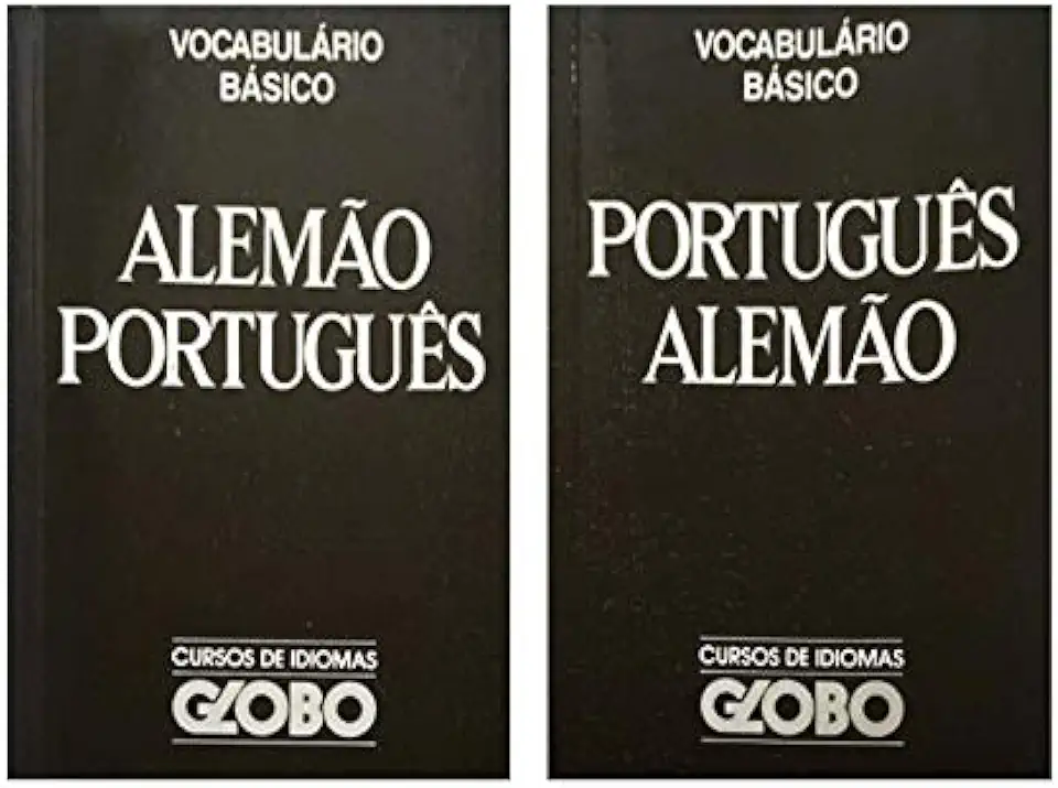 Capa do Livro Vocabulario Basico Portugues Alemao - Curso de Idiomas Globo