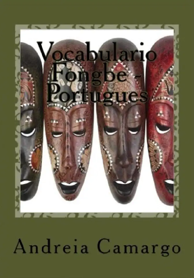 Capa do Livro Vocabulário Fongbe - Portugues - Andreia Camargo