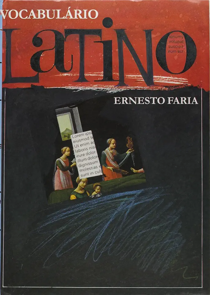 Capa do Livro Vocabulário Latino - Português - Ernesto Faria