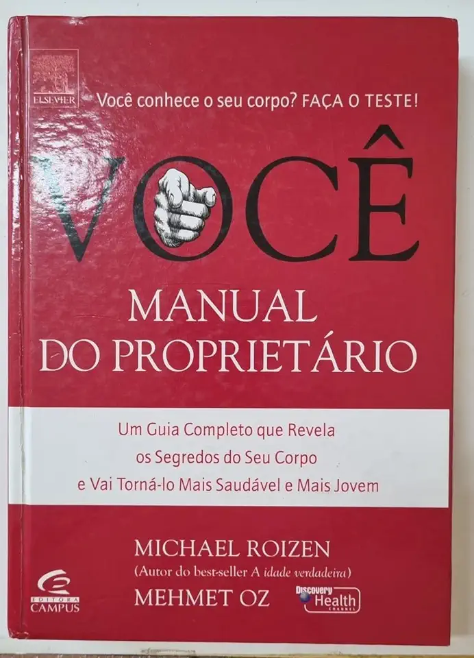 Capa do Livro Você Manual do Proprietário - Michael Roizen